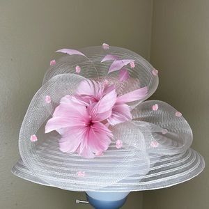 Antonio Melani Pink Flower Hat